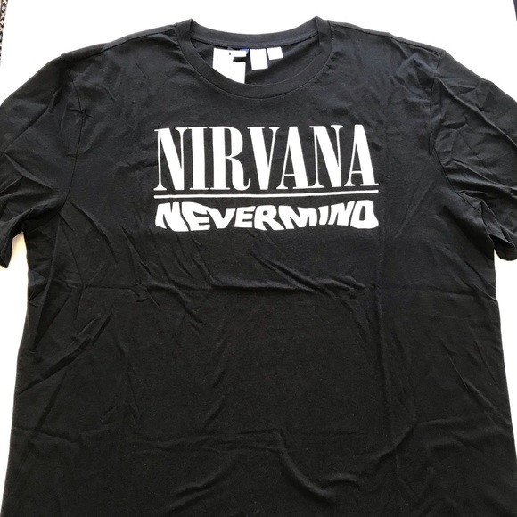 Nirvana Divided H&M Other - NIRVANA NEVERMIND 2-Sided T-shirt NWT Size XL